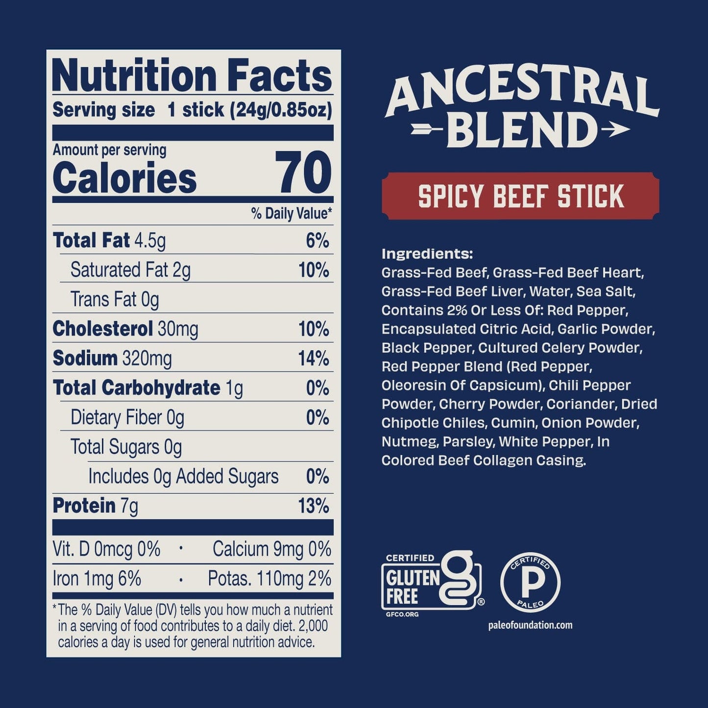 Spicy Ancestral Beef Stick