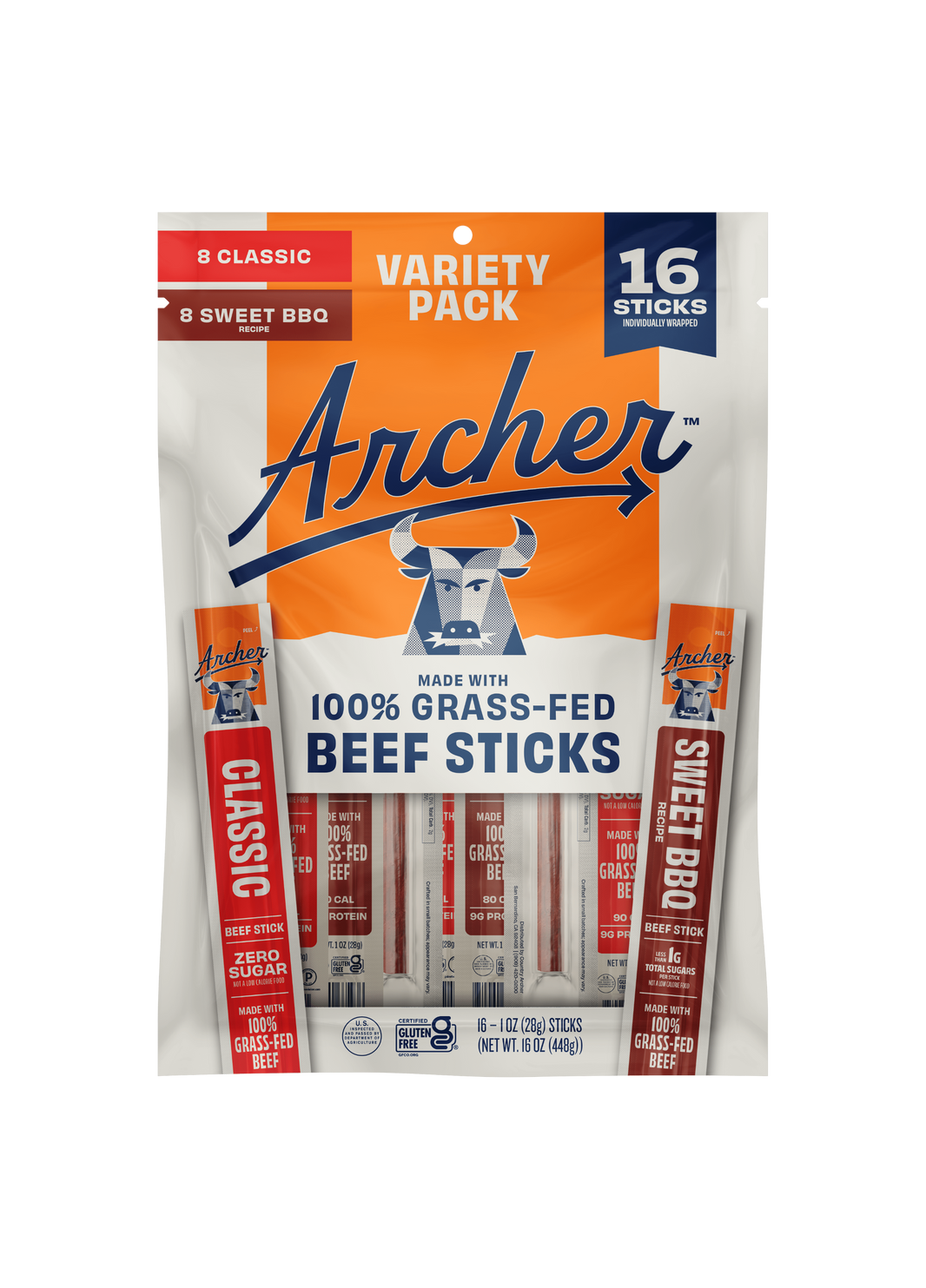 Variety Pack - Classic & Sweet BBQ Beef Sticks