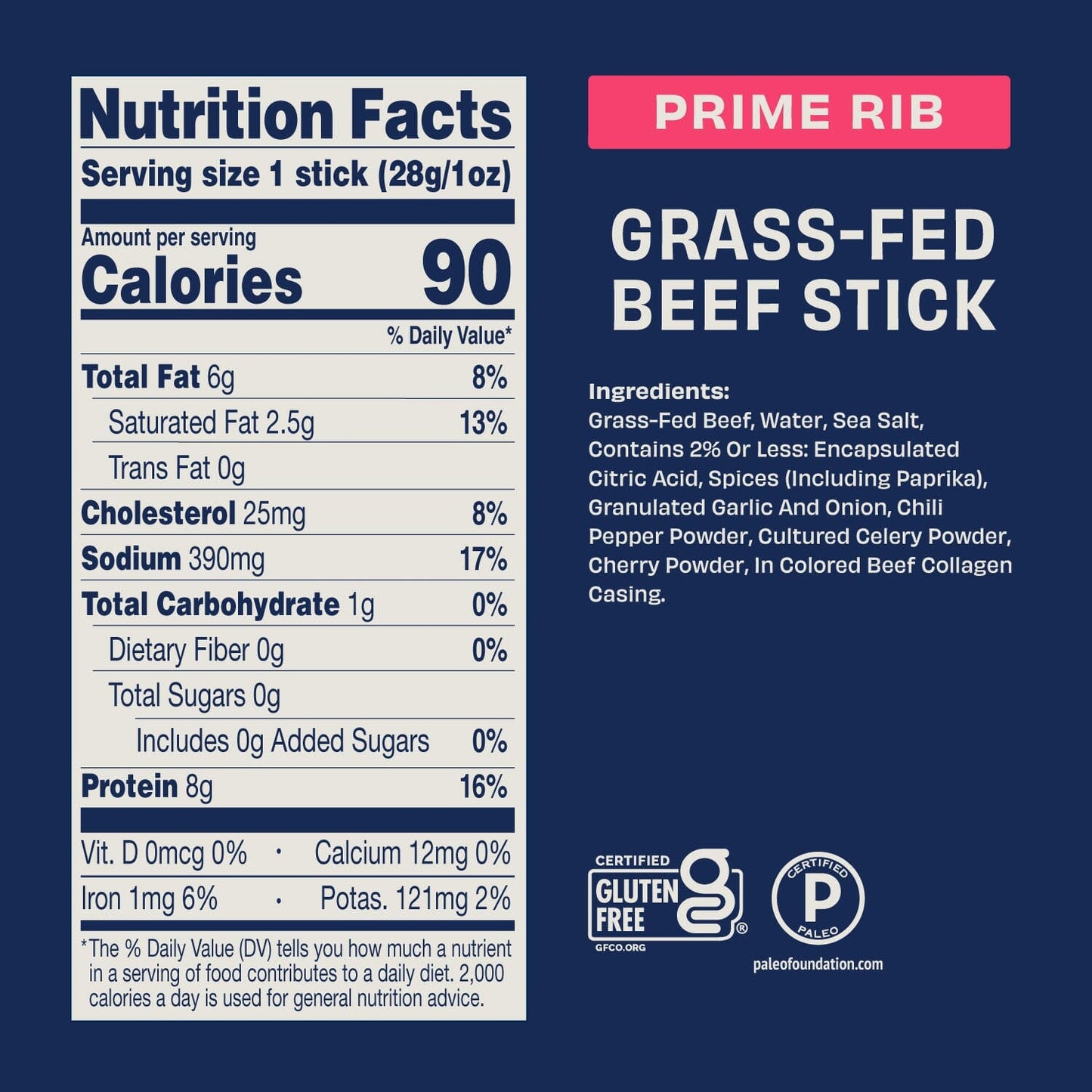 Prime Rib Style Beef Stick